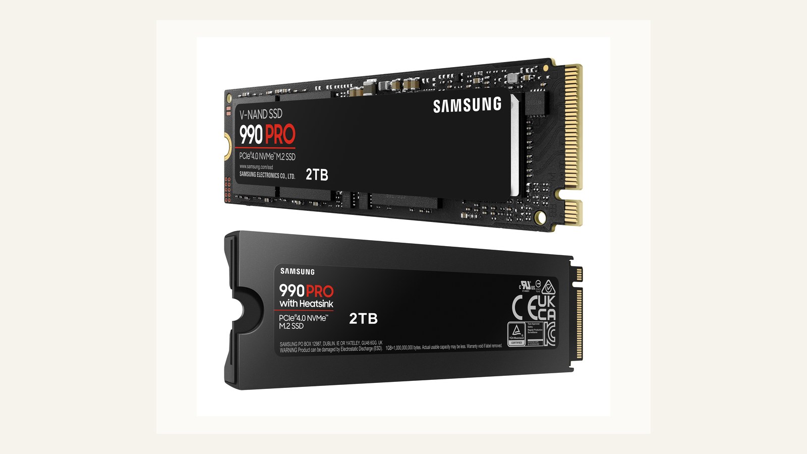 Samsung 990 Pro NVMe SSD used as a practical upgrade reference